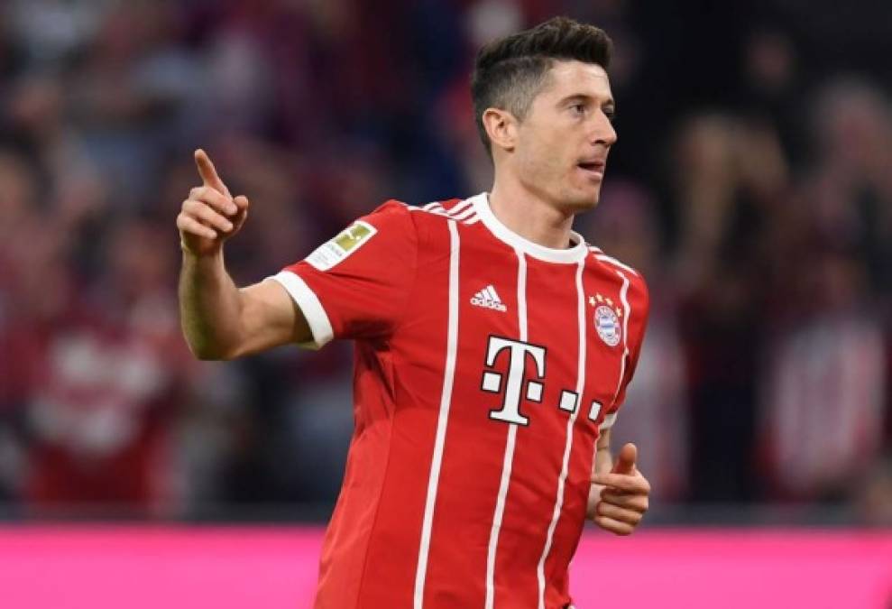 3. Robert Lewandowski (Bayern Múnich) 27 goles (54 puntos).