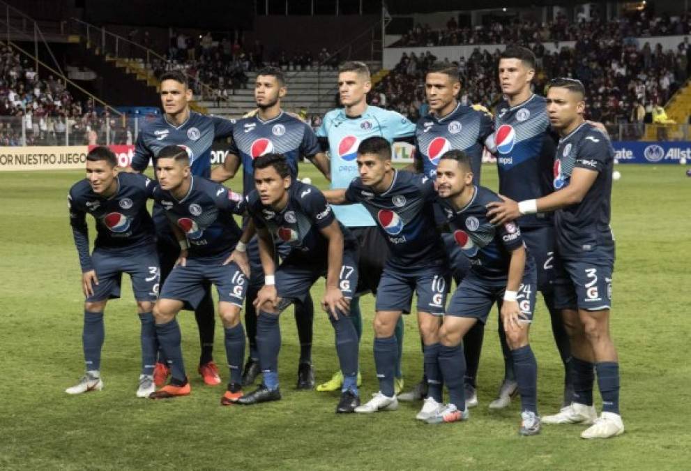 El 11 titular que presentó el Motagua para enfrentar al Saprissa.