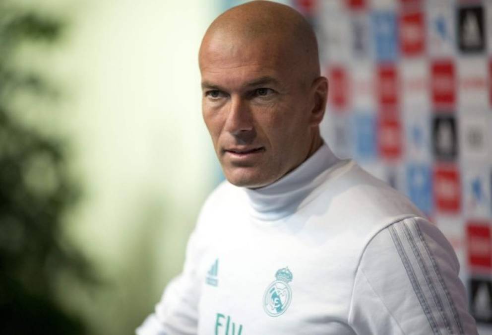 Zidane: El entrenador francés del Real Madrid le habría pedido a Florentino Pérez el fichaje de un delantero