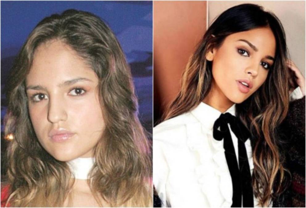 Eiza González no solo se retocó la nariz, su antes y después es sorprendente.