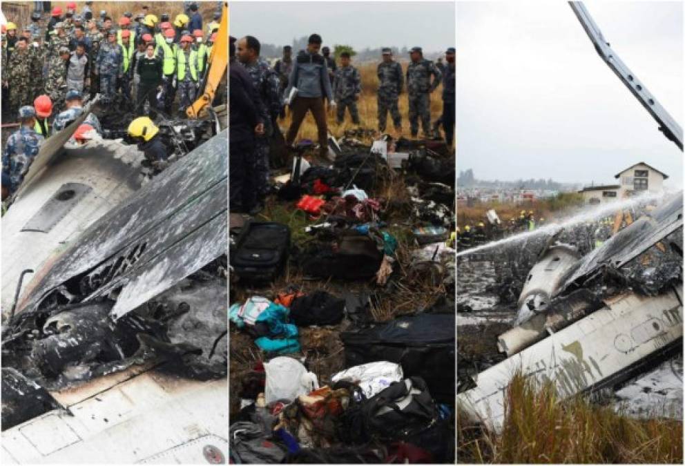 Un avión de la compañía bangladesí US-Bangla Airlines procedente de Dacca se estrelló este lunes con 71 personas a bordo.