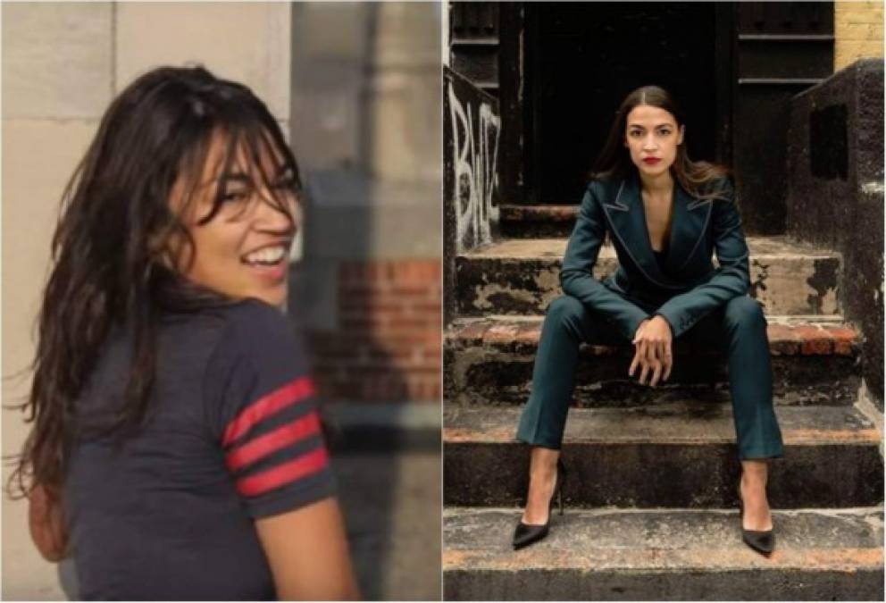 Alexandria Ocasio-Cortez trabajaba como mesera pero ahora es la congresista más joven de la historia de EEUU con 29 años de edad.