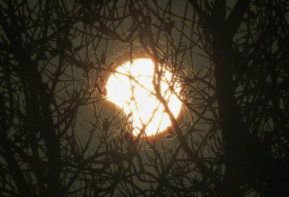 El eclipse solar, desde Israel.