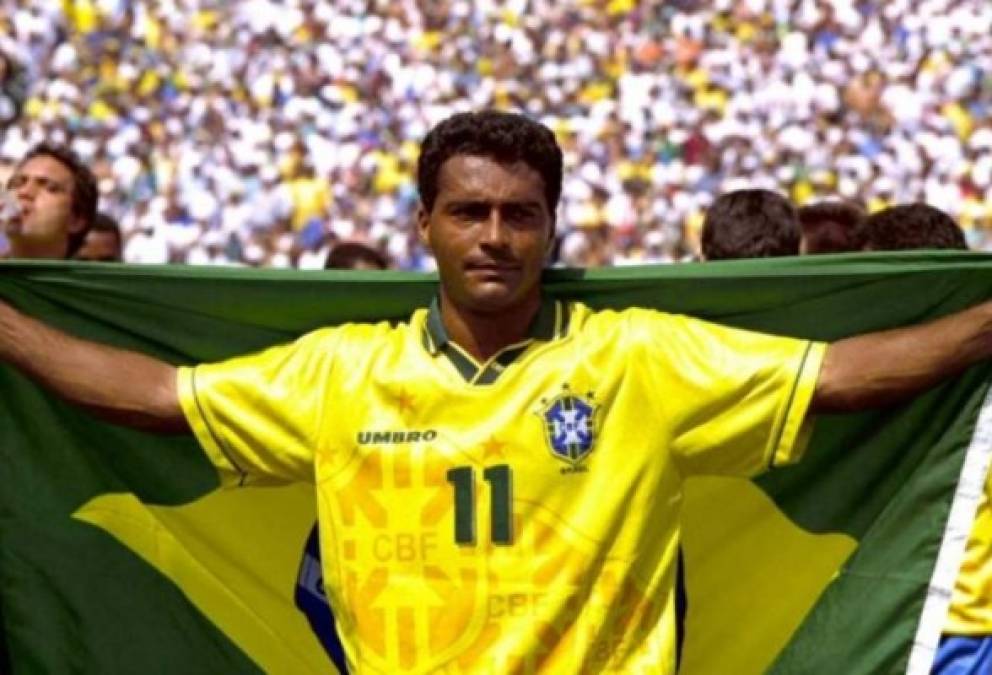 Romario: Otro de los mejores delantero en la historia y que Ronaldinho considera como uno de sus ídolos.