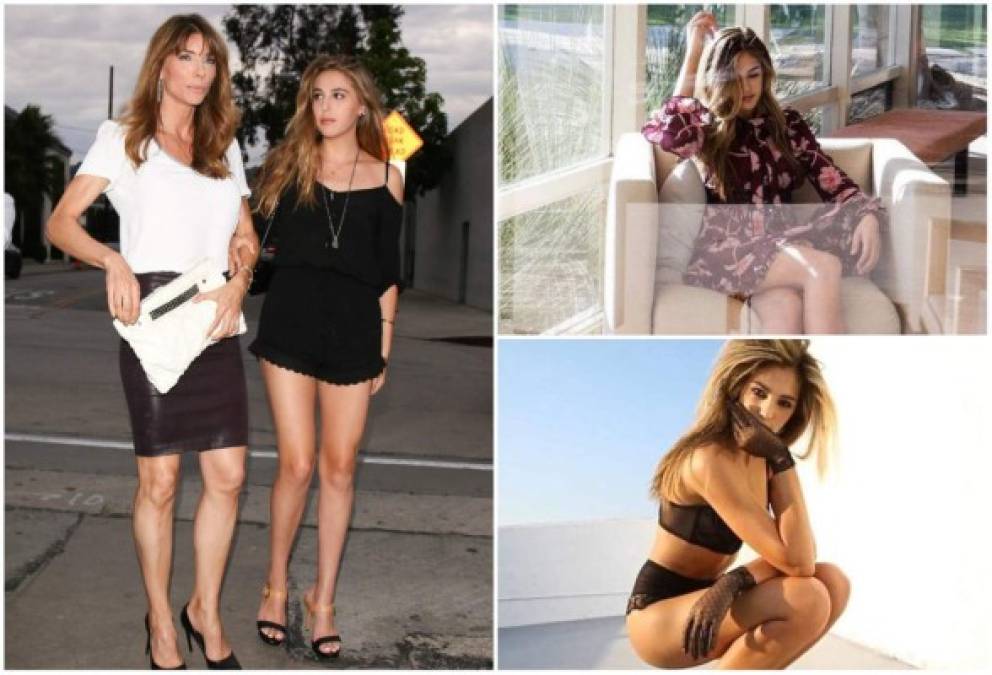 En las instantáneas se aprecia el gran parecido que tiene Sistine con su madre, la modelo Jennifer Flavin, casada desde 1997 con Stallone. <br/><br/>Su estilizada figura, el color de su pelo y su rostro son solo algunos de los rasgos que tiene en común con su progenitora, quien es un ejemplo para ella.