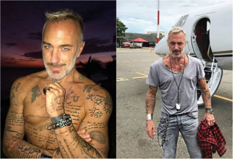 El millonario italiano Gianluca Vacchi provocó furor en las redes al posar en bikini.