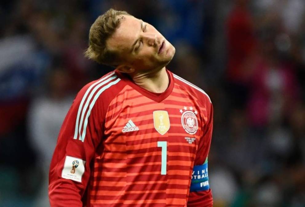 Manuel Neuer estuvo tenso durante el encuentro .