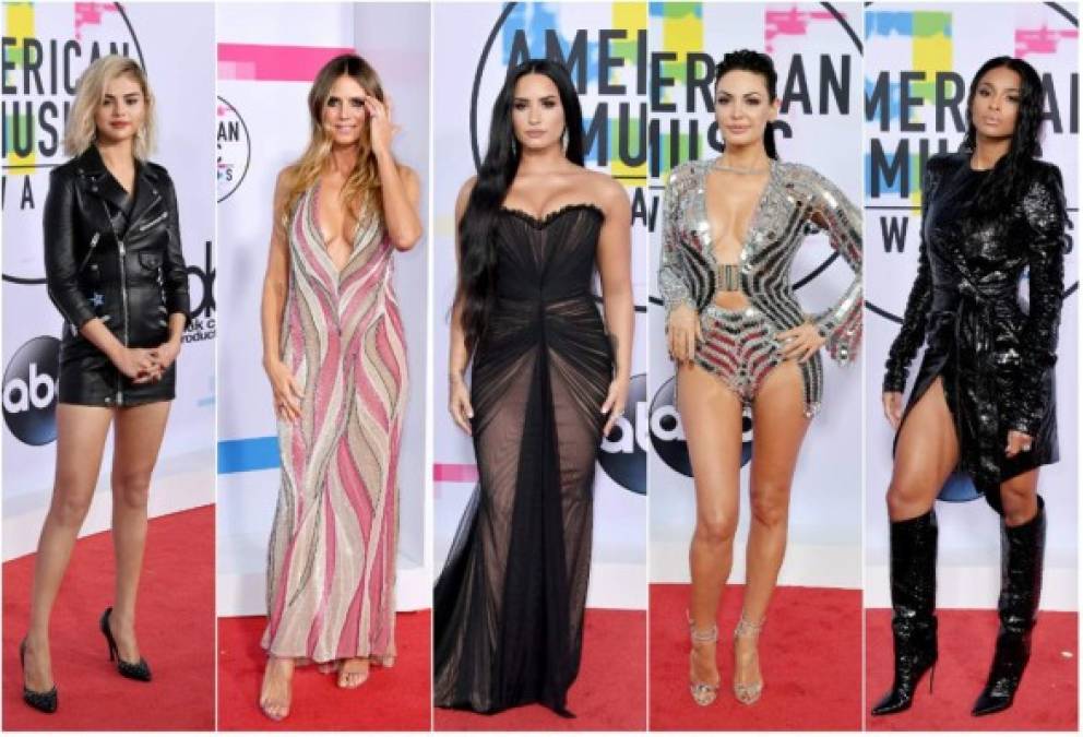 Como siempre las estrellas femeninas se lucen durante su paso por la alfombra roja de las distintas galas de premios, y la de esta noche no es excepción.<br/><br/>Selena Gómez, Demi Lovato, Ciara y otras artistas han revelado su lado más sexi en los American Music Awards (AMAs 2017), y también se destacan como las mejor vestidas.