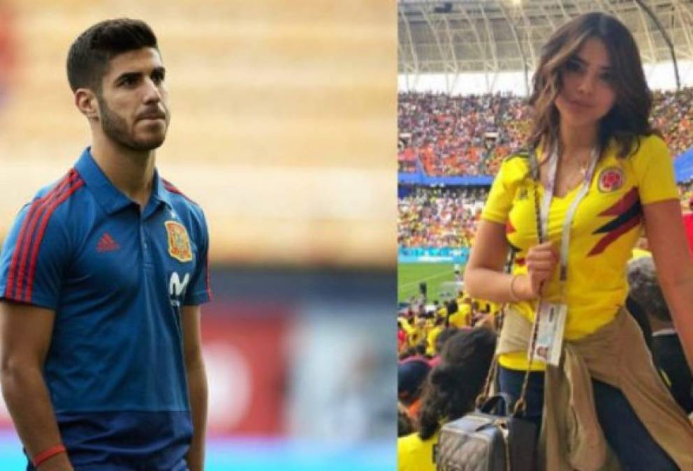 La hermana de James Rodríguez ha revelado que está en Rusia para poder ver a Marco Asensio, jugador español que milita en el Real Madrid. La chica asegura que ha sido flechada por el volante.