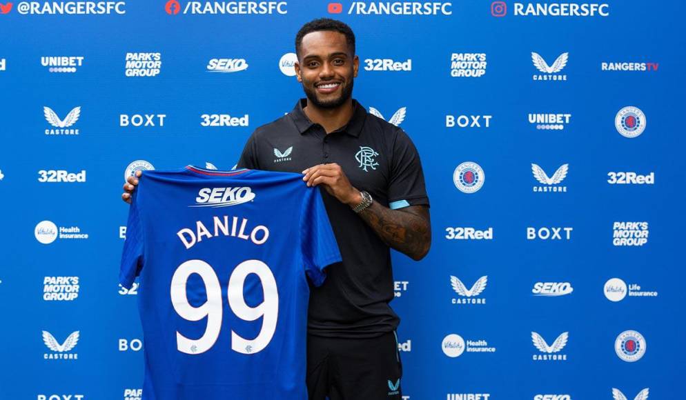 El Rangers de Escocia ha fichado al delantero brasileño Danilo Pereira por 6.300.000 €. Firma hasta junio de 2028 y llega procedente del Feyenoord. 