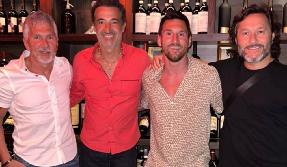 La primera salida de Messi en Miami: Leo cenó en un restaurante junto a su familia y Diego Torres.