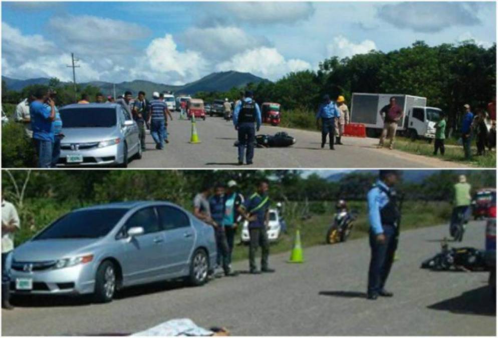 Una madre y su hijo murieron en la mañana de este martes en un accidente vial registrado a la altura de la comunidad de El Sitio que conduce hacia la ciudad de Yoro, departamento homónimo. Las víctimas eran originarias de La Cultura, perteneciente a la cabecera departamental de Yoro. Las víctimas fueron identificadas como Manuel Murillo y Fátima Martínez.