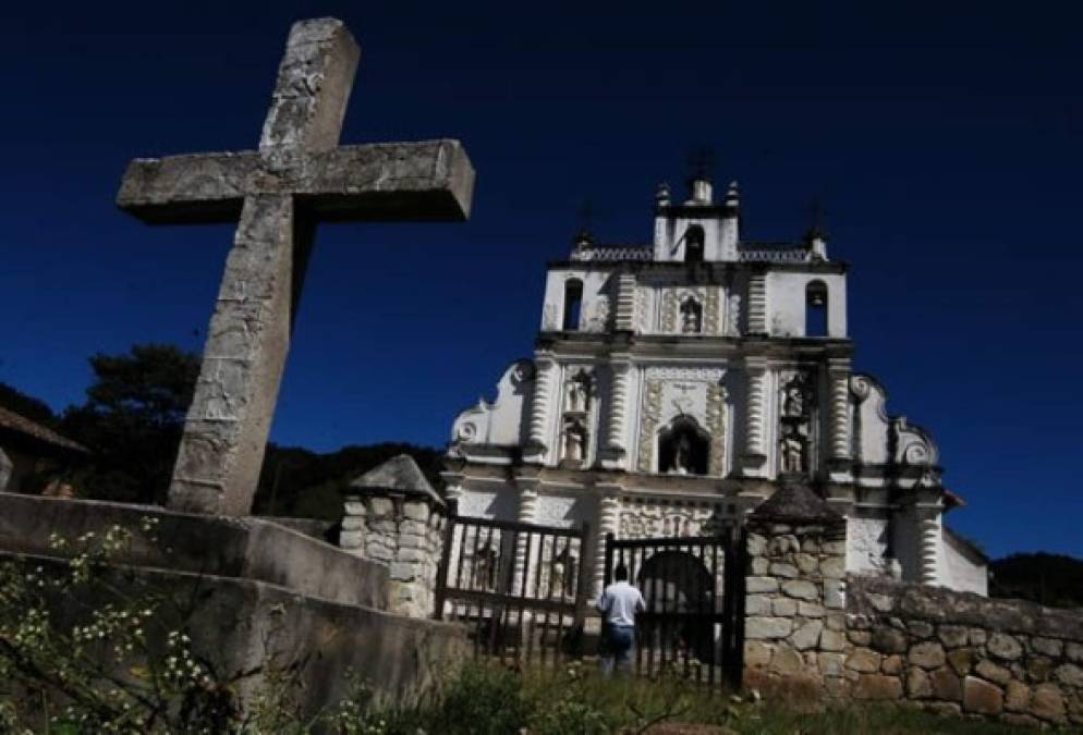 La iglesia de San Manuel de Colohete, en Lempira, es una joya arquitectónica.