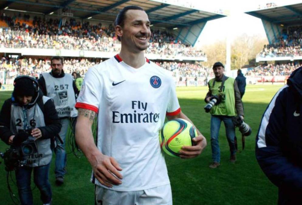 7- El sueco Zlatan Ibrahimovic del PSG, quien ya reveló que no seguirá en el equipo. Su futuro de momento es incierto.