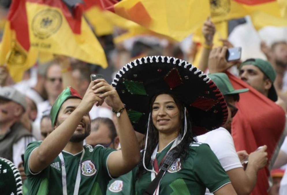 Los mexicanos llegaron a darle el apoyo a su selección de prinicipio a fin.