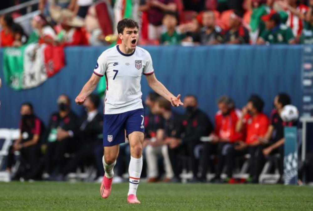 Gio Reyna: Mediocampista de la selección de Estados Unidos. Foto Twitter @USMNT.