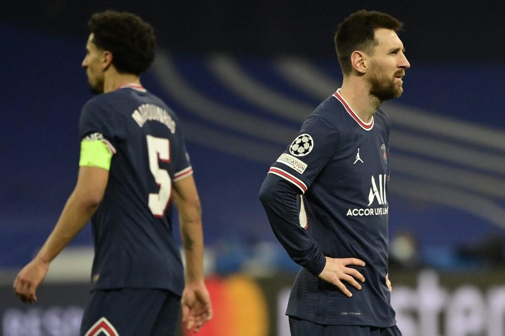 Lionel Messi y su decepción tras quedarse una vez más sin opción de ganar una Champions League.