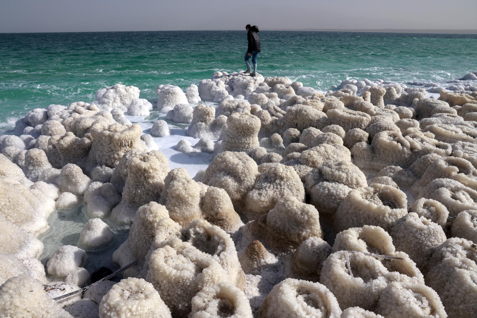 El mar Muerto solo recibe un 10% del caudal que le llegaba en otro tiempo.