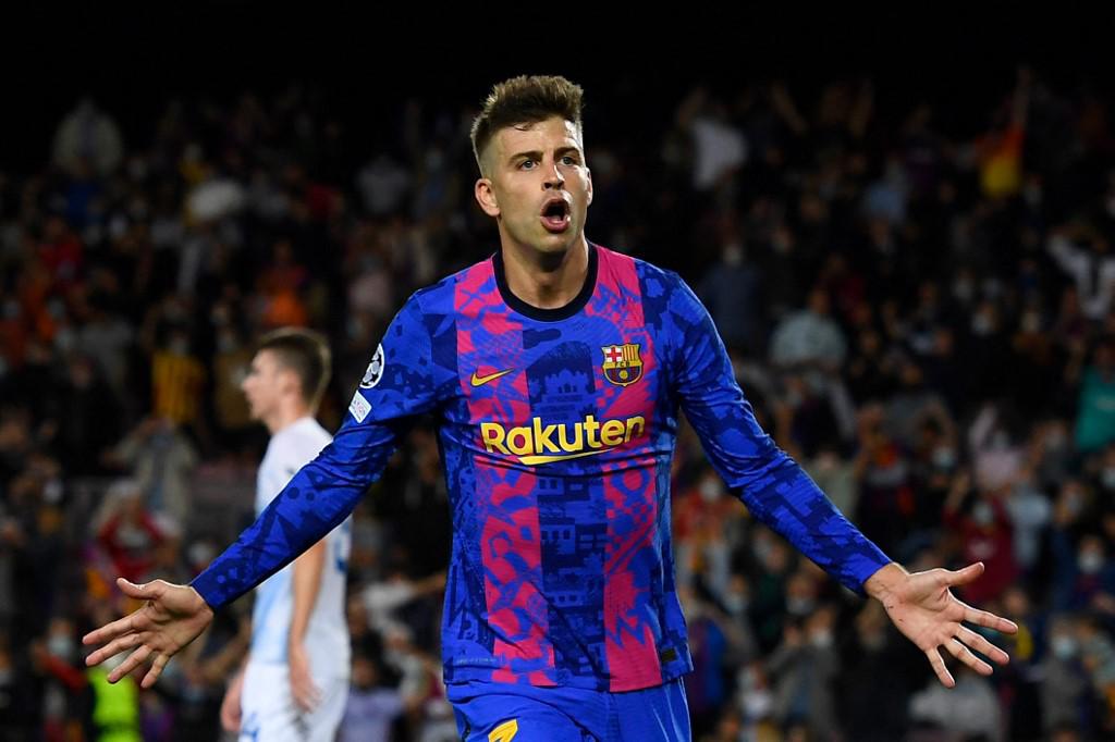 Piqué anotó el primer gol del Barcelona en la Champions League 2021-2022 -  Diario La Prensa