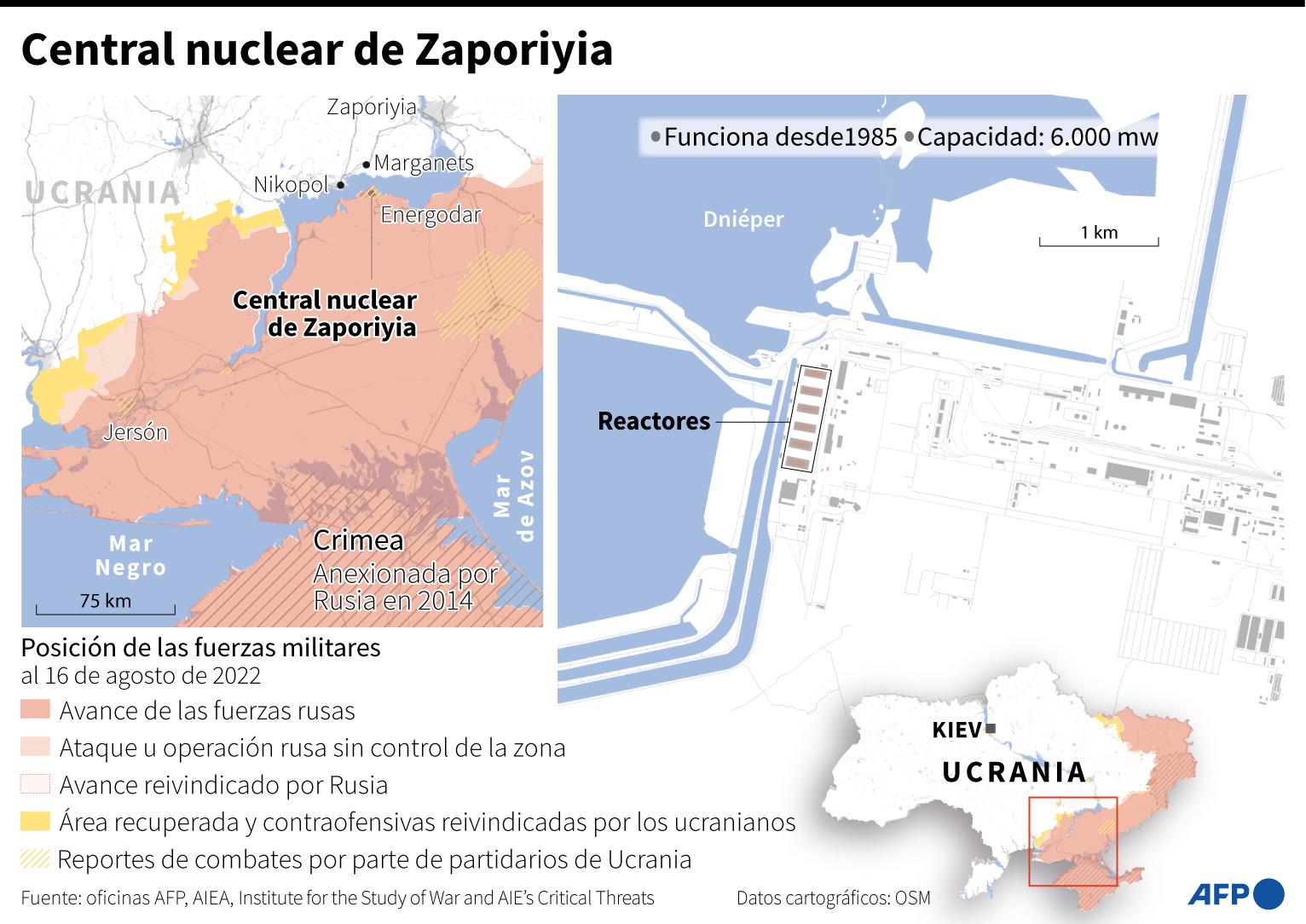 La OTAN reclama inspección “urgente” de central nuclear ucraniana de Zaporiyia