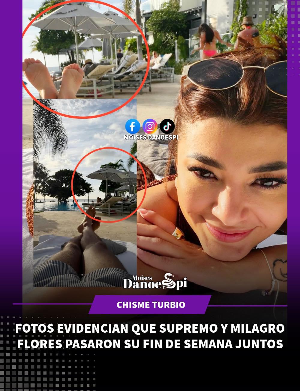 ¿Reconciliación? Milagro Flores y sus hermosas fotos en Roatán