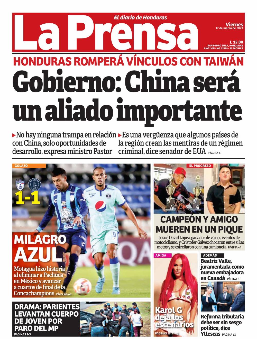 Gobierno: China será un aliado importante