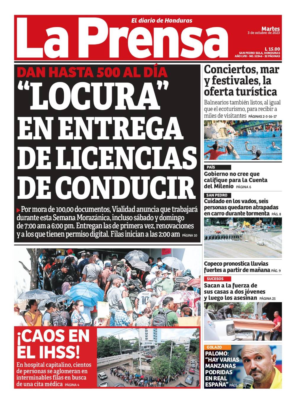 Locura en entrega de licencias de conducir