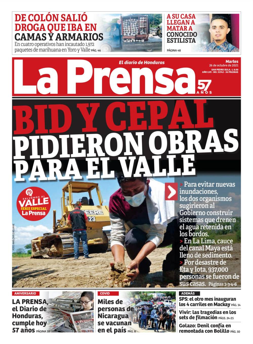 BID y Cepal pidieron obras para el valle