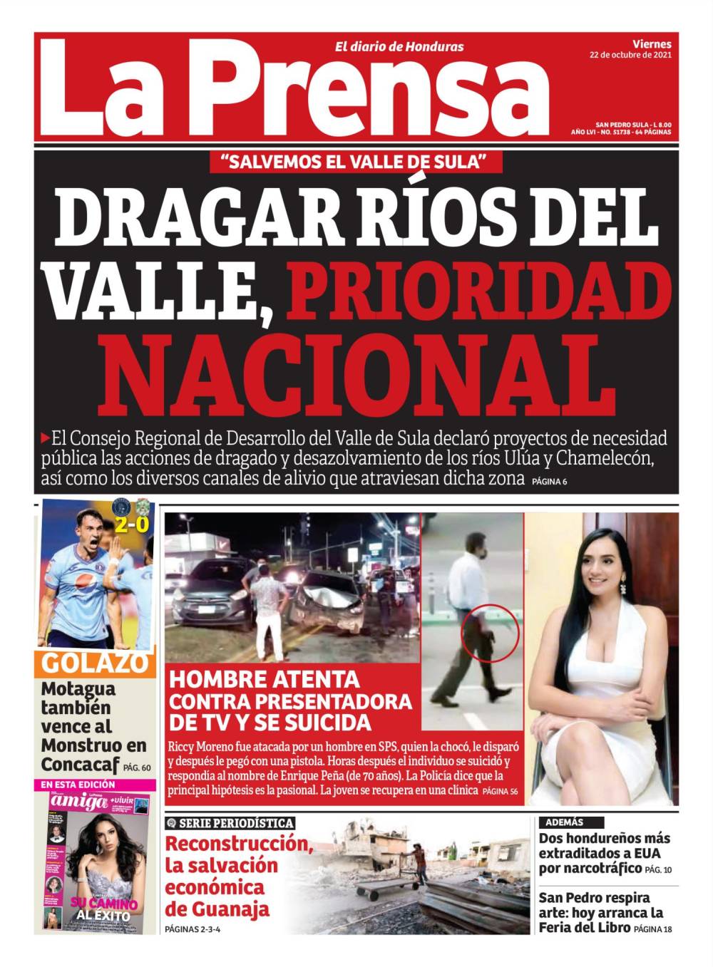 Dragar ríos del valle de Sula, prioridad nacional