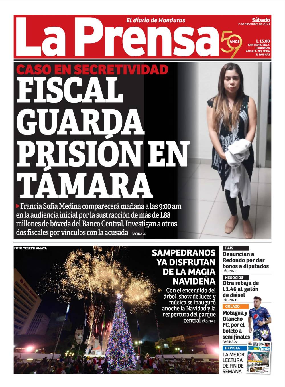 Fiscal guarda prisión en Támara