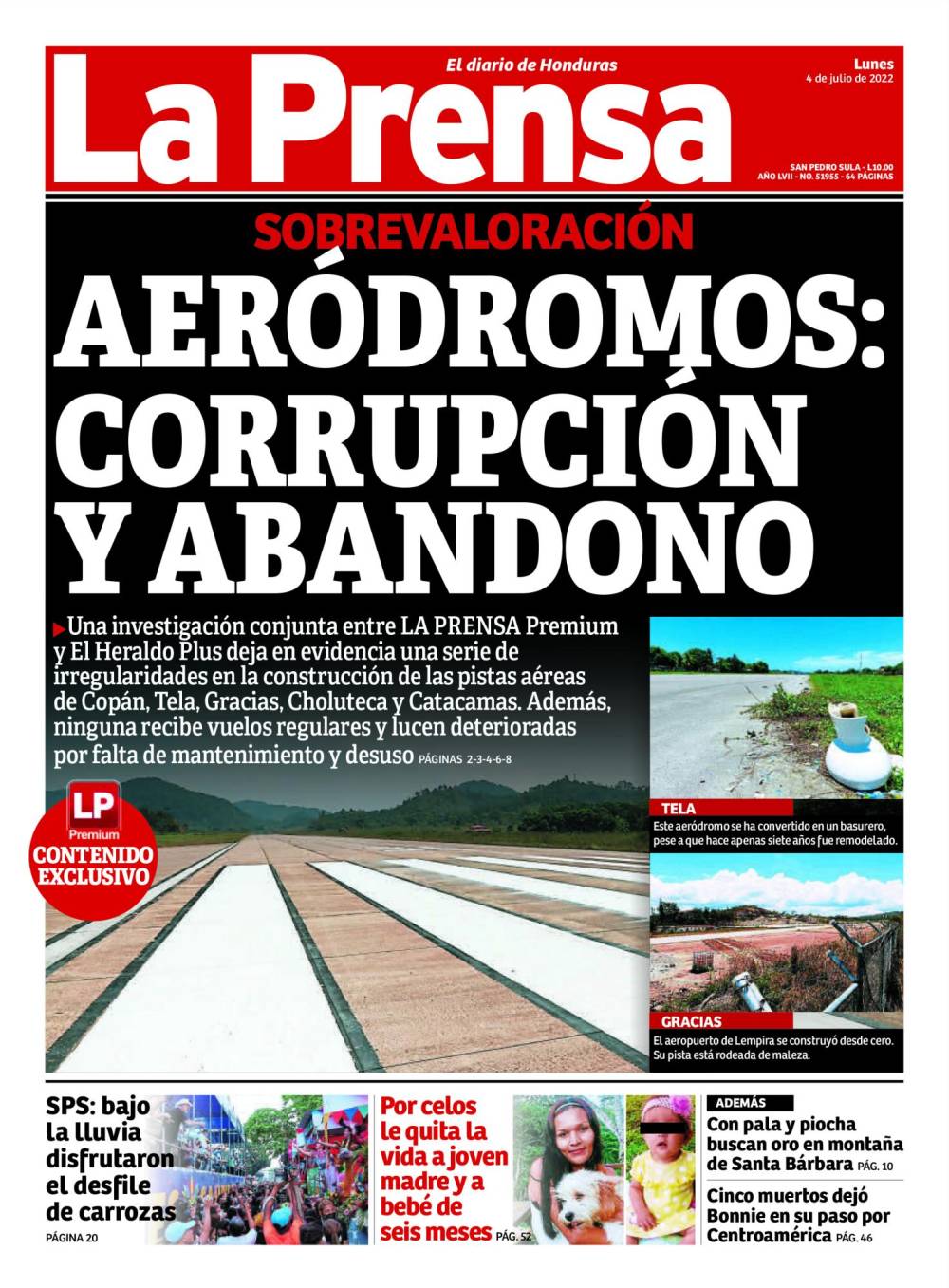 Aeródromos, corrupción y abandono