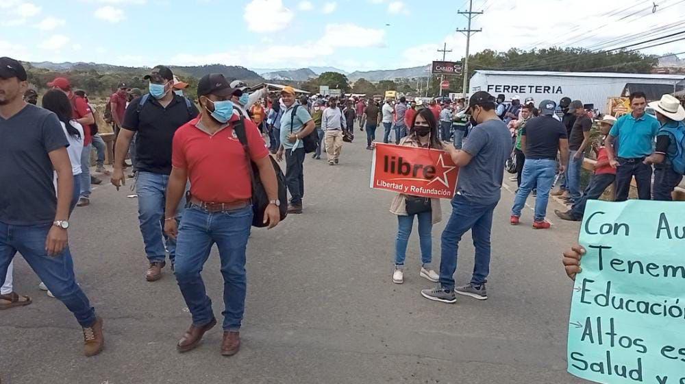 Mineros protestan contra Gobierno tras declarar a Honduras libre de minería a cielo abierto