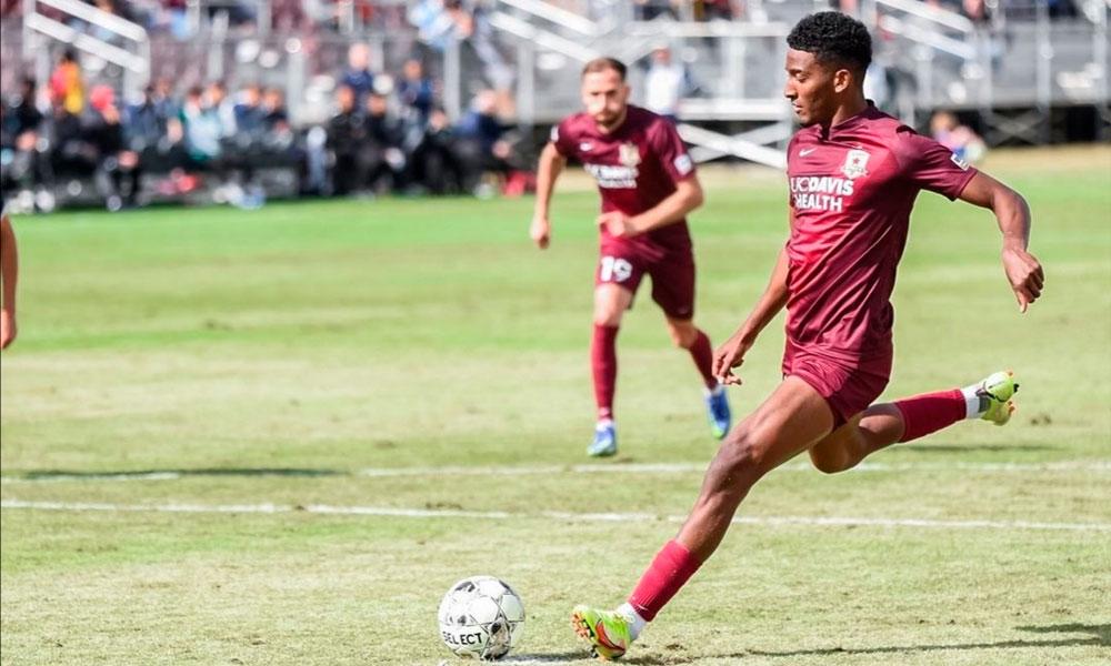 El delantero hondureño Douglas Martínez forma parte del Sacramento Republic.