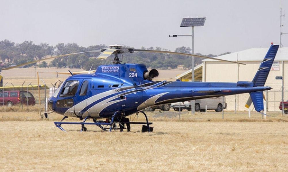 $!Helicóptero similar al accidentado donde se transportaban Hilda Hernández, los dos hombres encargados de su seguridad, su edecán, el copiloto y piloto.