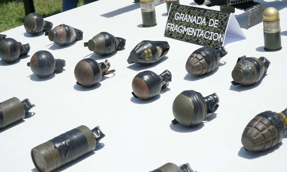 $!Entre ametralladoras y lanzagranadas: más de 445,000 armas de guerra quitaron de manos del crimen organizado y maras