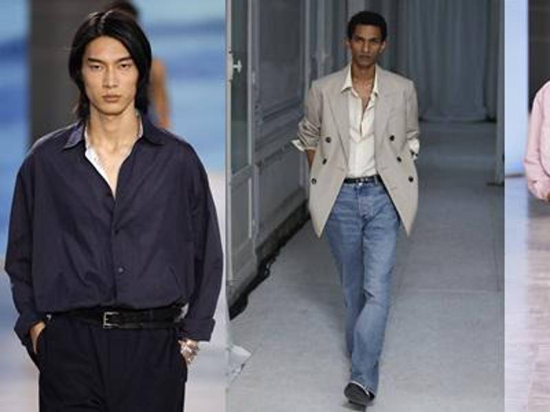 El minimalismo aplica también en la moda masculina.