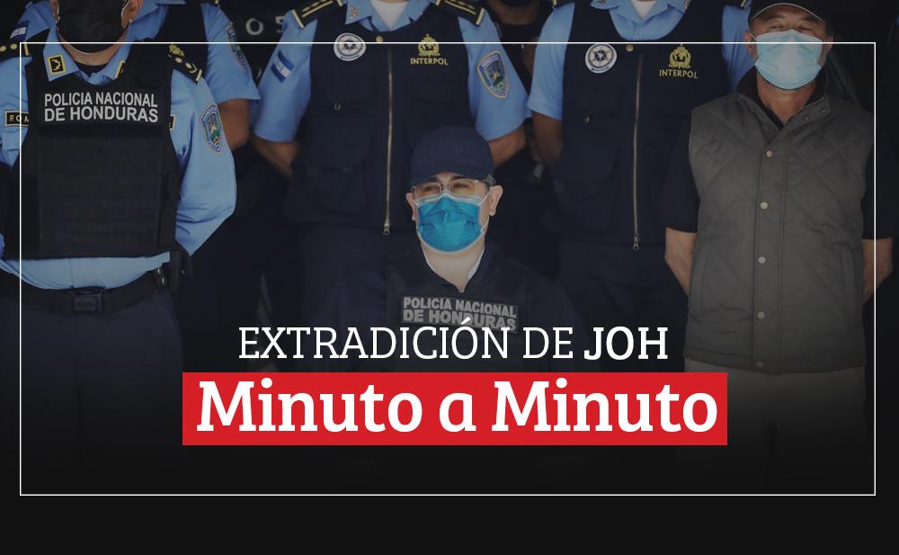 EN VIVO: Extradición de Juan Orlando Hernández a Estados Unidos
