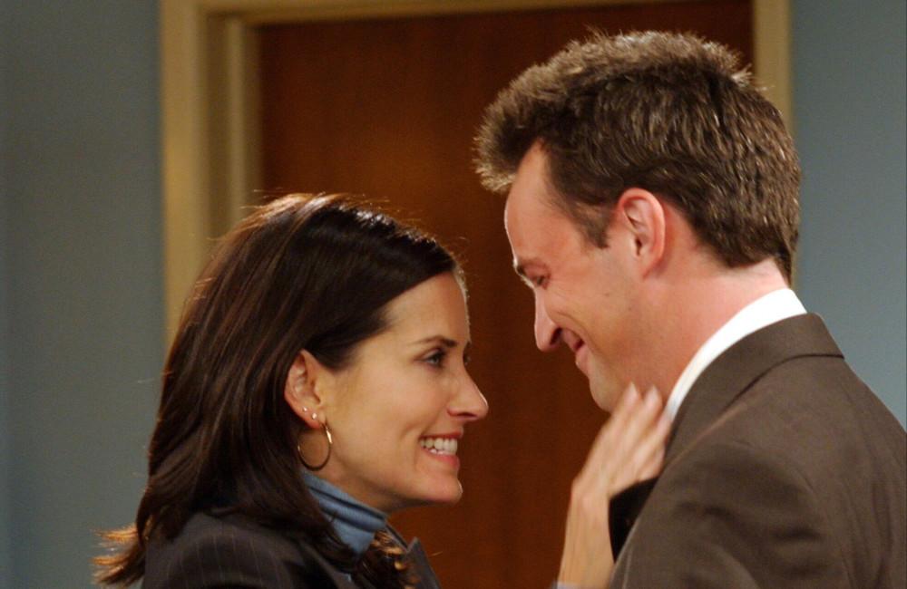 Courteney Cox recibe a menudo la visita de su amigo Matthew Perry