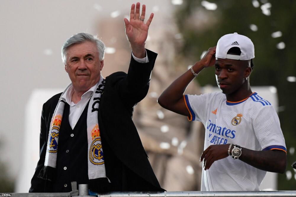 Ancelotti arremete contra la situación de racismo de Vinicius