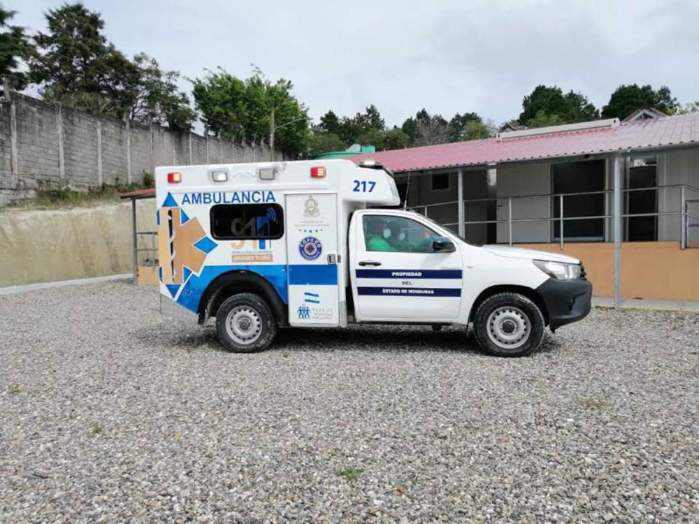 La única ambulancia de Copeco en Lempira no funciona por falta de gasolina