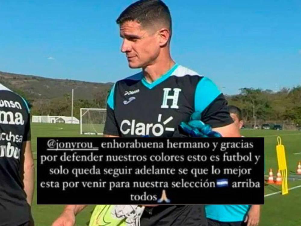El mensaje de Kervin Arriaga a Jonathan Rougier tras su participación en el Honduras-Costa Rica.