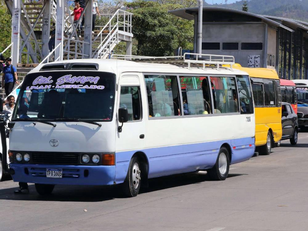 30 asaltos a buses hay cada día en Tegucigalpa