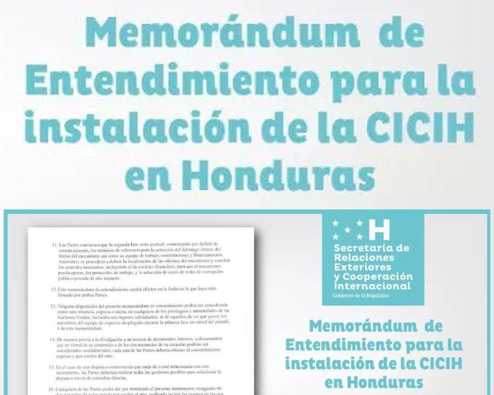 La instalación de una misión internacional contra la corrupción en Honduras es una de las promesas de campaña de Xiomara Castro.