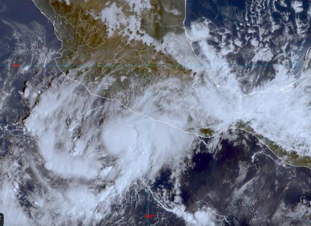 Tormenta tropical Roslyn se forma frente a las costas del Pacífico de México