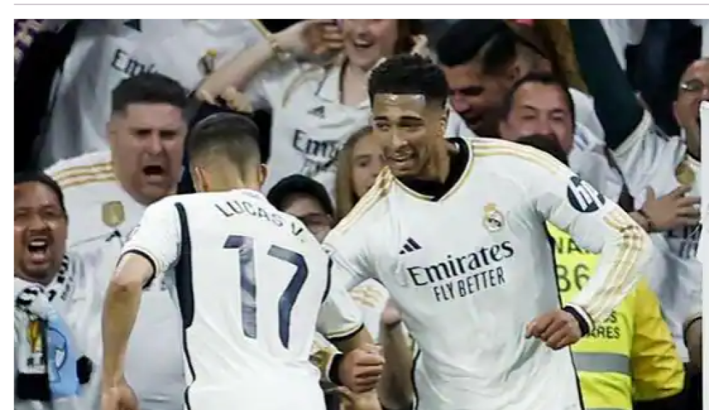 Las palabras del diario ABC destacando que Bellingham fue el encargado de tumbar al Barcelona.