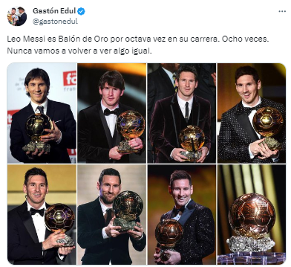 Gastón Edul, comunicador argentino: “Nunca vamos a volver a ver algo igual”.