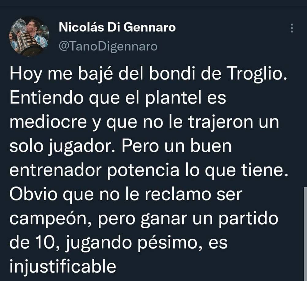 “Esto no es Honduras”: lo que dicen en Argentina sobre Troglio tras nueva derrota con San Lorenzo