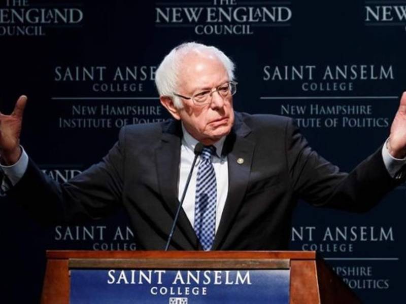 El senador estadounidense Bernie Sanders.