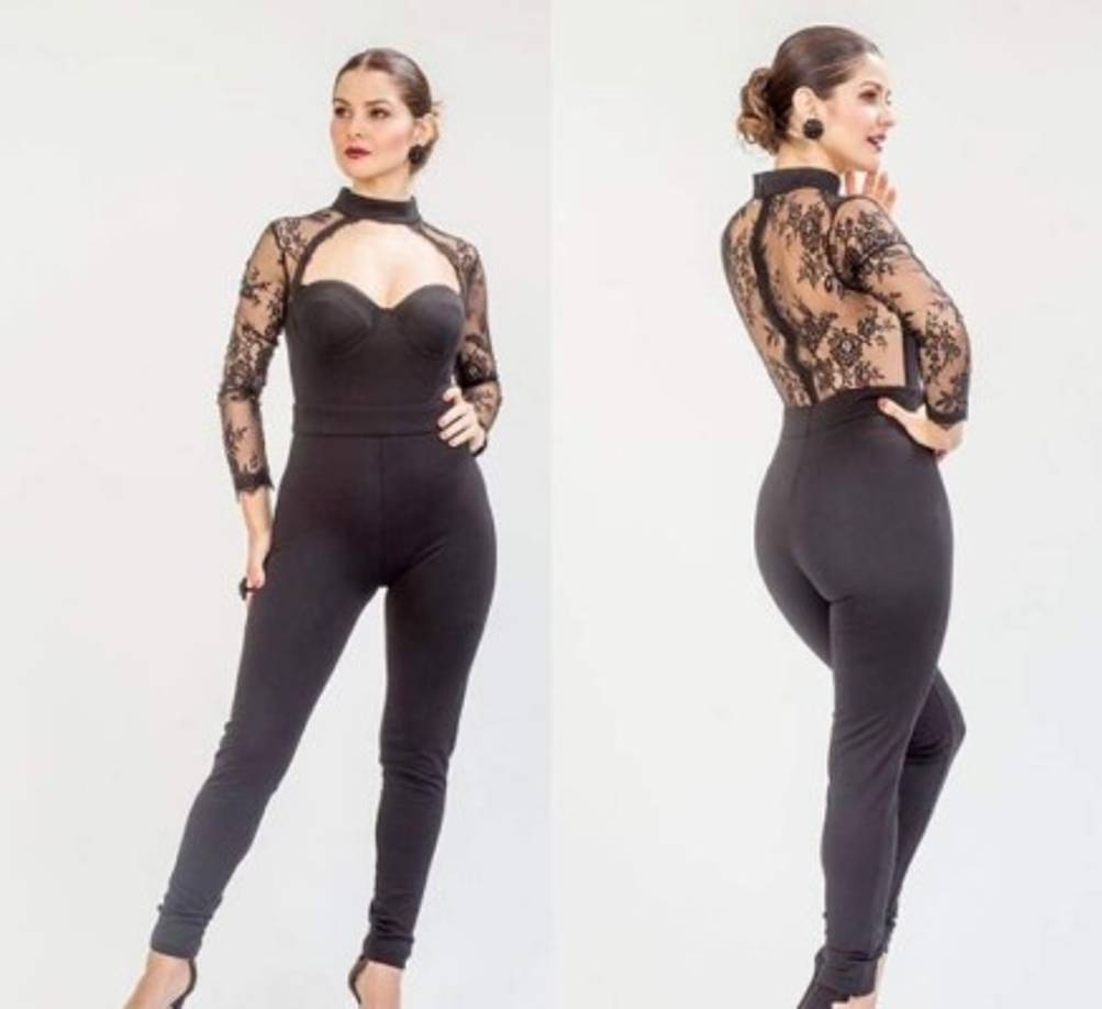 Natalia también tiene faceta de modelo.