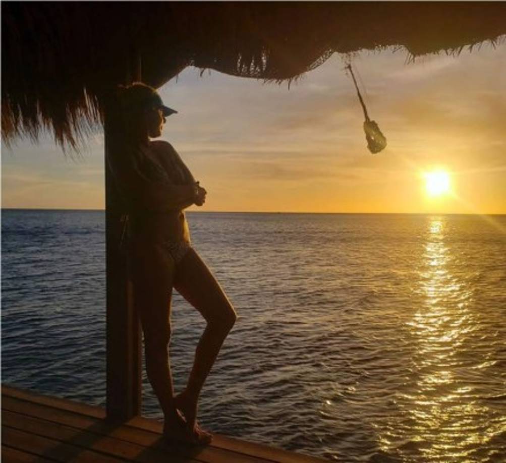 Andrea Sue Mack le gustaba posar ante paisajes hermosos de Roatán.